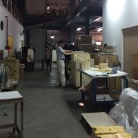 Inside the factory